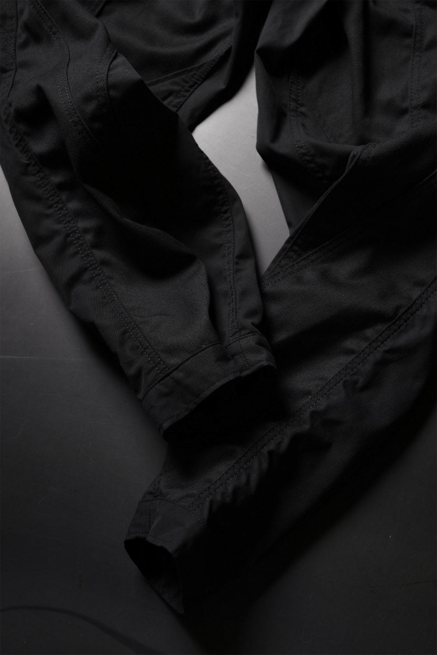 CHANGES VINTAGE REMAKE CUFF EASY TROUSERS / Dickies FABRIC (MULTI BLACK #B)