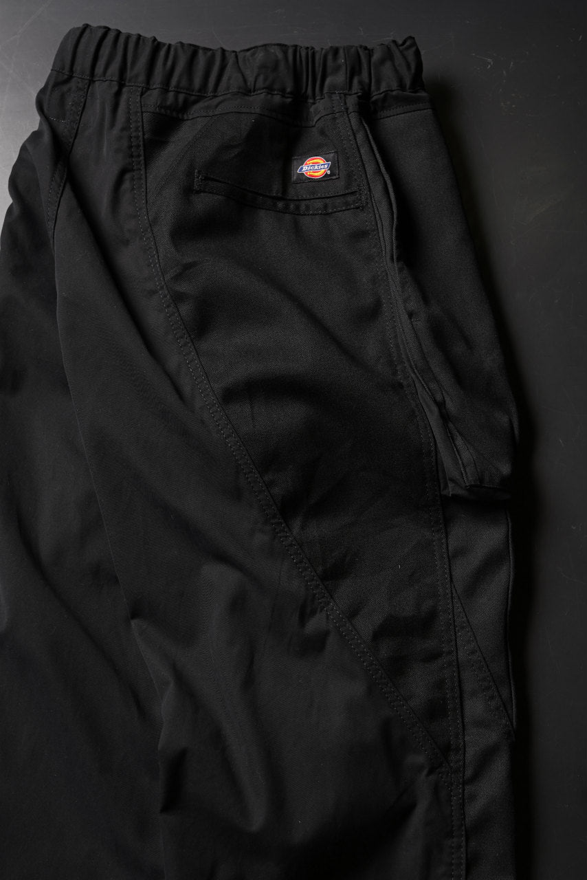 CHANGES VINTAGE REMAKE CUFF EASY TROUSERS / Dickies FABRIC (MULTI BLACK #B)