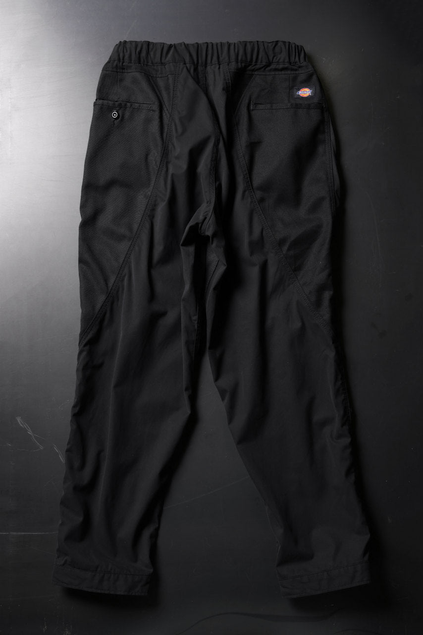 CHANGES VINTAGE REMAKE CUFF EASY TROUSERS / Dickies FABRIC (MULTI BLACK #B)