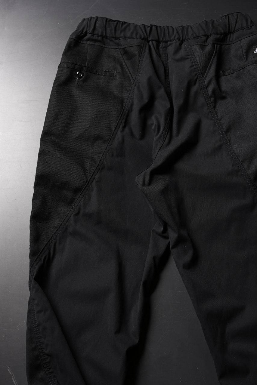 Load image into Gallery viewer, CHANGES VINTAGE REMAKE CUFF EASY TROUSERS / Dickies FABRIC (MULTI BLACK #C)