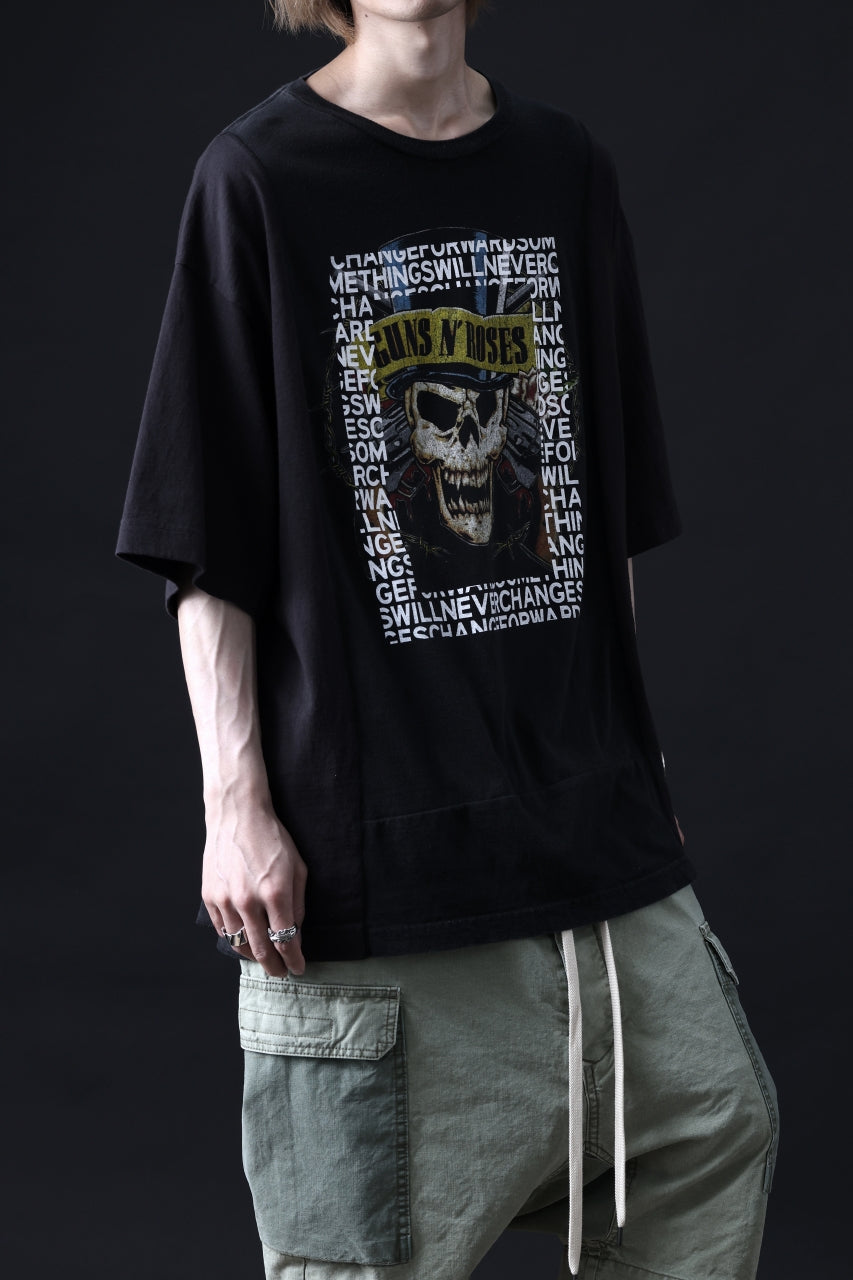 画像をギャラリービューアに読み込む, CHANGES VINTAGE REMAKE MULTI PANEL TEE (BLACK #11)