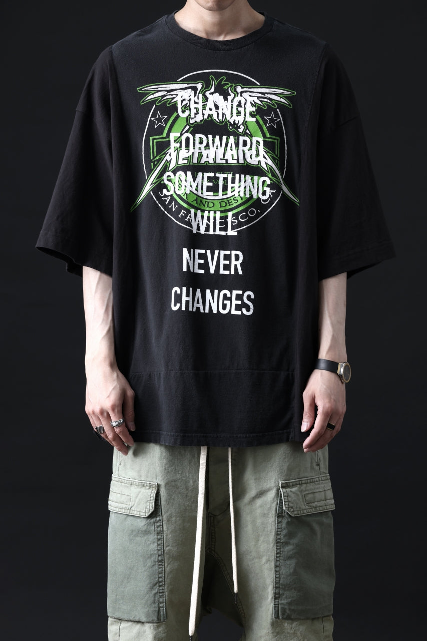 CHANGES VINTAGE REMAKE MULTI PANEL TEE (BLACK #6)