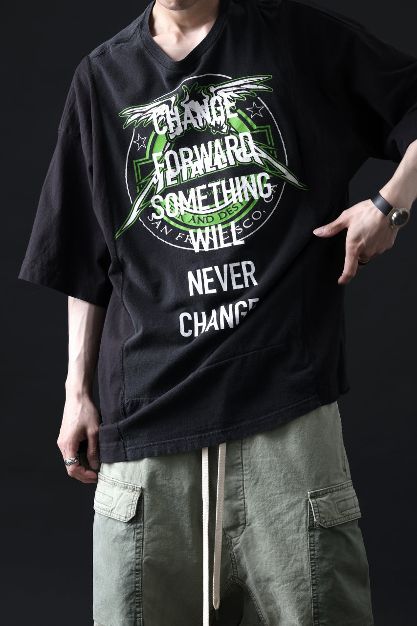 CHANGES VINTAGE REMAKE MULTI PANEL TEE (BLACK #6)