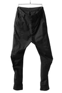 daub DYEING CLOSURE PANTS / STRETCH L.C (BLACK)