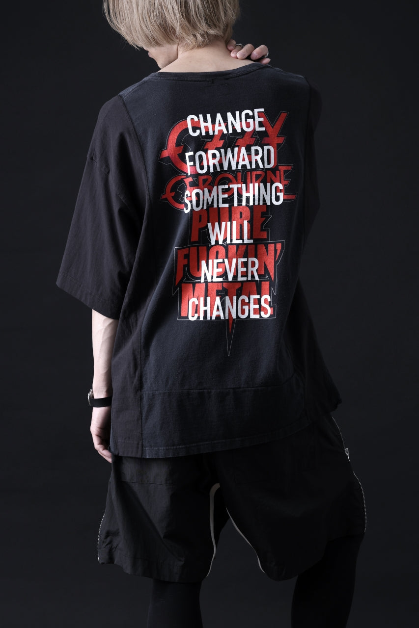 Load image into Gallery viewer, CHANGES VINTAGE REMAKE MULTI PANEL TEE (BLACK #15)