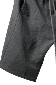 Load image into Gallery viewer, daub EASY WAIST SHORT PANTS / COLD DYED COLI CANVAS (GREY)