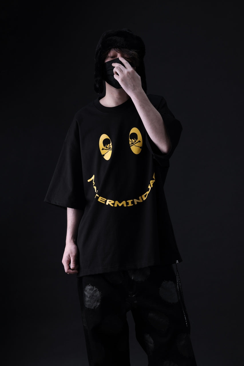 Load image into Gallery viewer, mastermind JAPAN FACE LOGO TEE / BOXY FIT (BLACK)