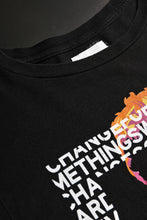 画像をギャラリービューアに読み込む, CHANGES VINTAGE REMAKE MULTI PANEL S/S TEE (BLACK #C)