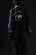 Load image into Gallery viewer, DEFORMATER.® PRODUCTS DYED LONG SLEEVE TOP &quot;HELL&quot; (VINTAGE BLACK)
