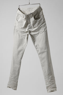 Load image into Gallery viewer, daub ERGONOMIC SKINNY PANTS / DYED STRETCH LIGHT COTTON (SAND)