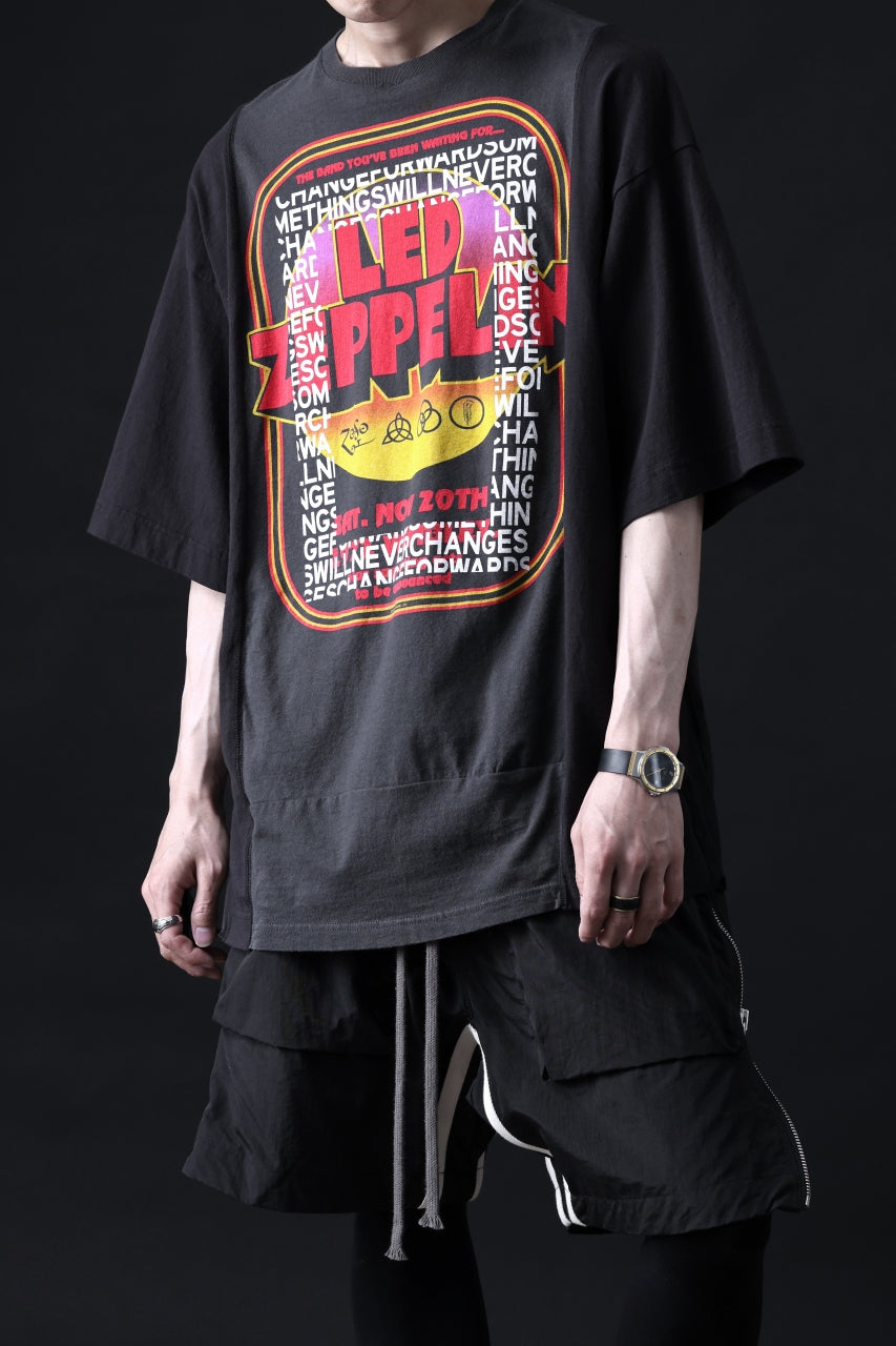 Load image into Gallery viewer, CHANGES VINTAGE REMAKE MULTI PANEL TEE (BLACK #2)