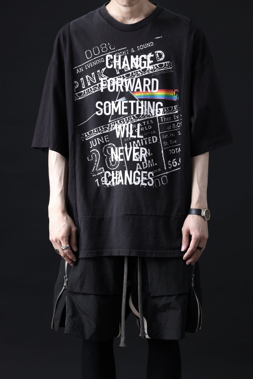 Load image into Gallery viewer, CHANGES VINTAGE REMAKE MULTI PANEL TEE (BLACK #8)