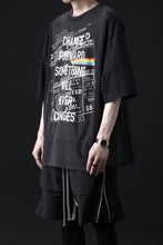 画像をギャラリービューアに読み込む, CHANGES VINTAGE REMAKE MULTI PANEL TEE (BLACK #8)