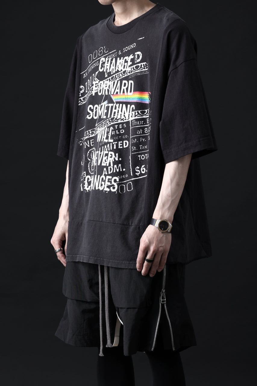 Load image into Gallery viewer, CHANGES VINTAGE REMAKE MULTI PANEL TEE (BLACK #8)