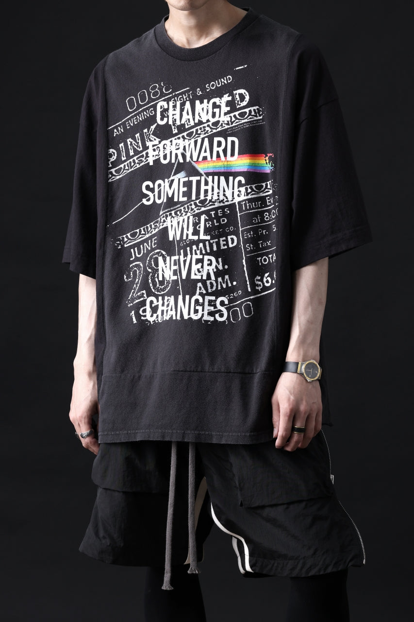 CHANGES VINTAGE REMAKE MULTI PANEL TEE (BLACK #8)