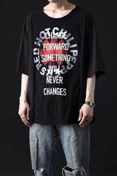 Load image into Gallery viewer, CHANGES VINTAGE REMAKE MULTI PANEL TEE (BLACK #5)