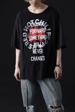 Load image into Gallery viewer, CHANGES VINTAGE REMAKE MULTI PANEL TEE (BLACK #5)