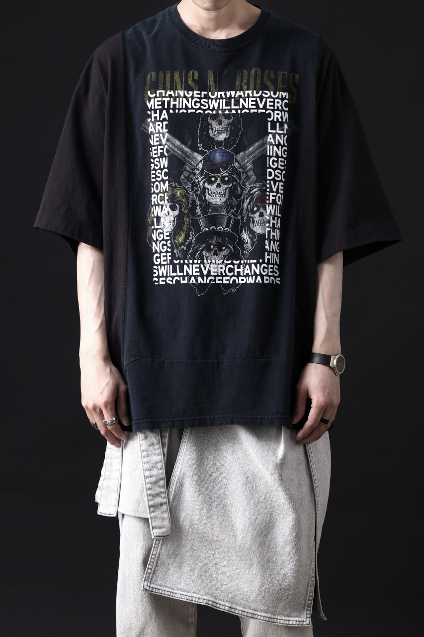 CHANGES VINTAGE REMAKE MULTI PANEL TEE (BLACK #12)