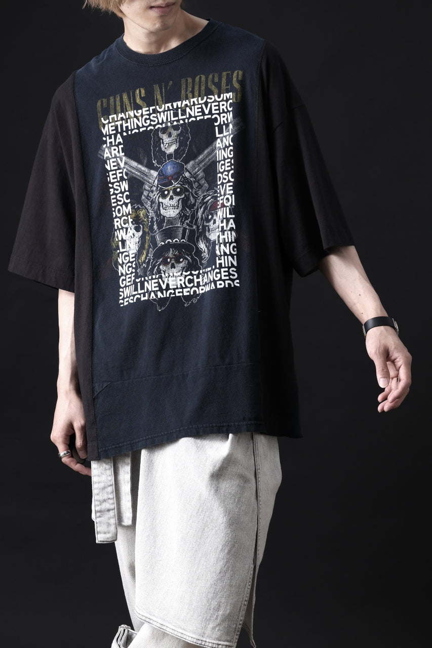 CHANGES VINTAGE REMAKE MULTI PANEL TEE (BLACK #12)