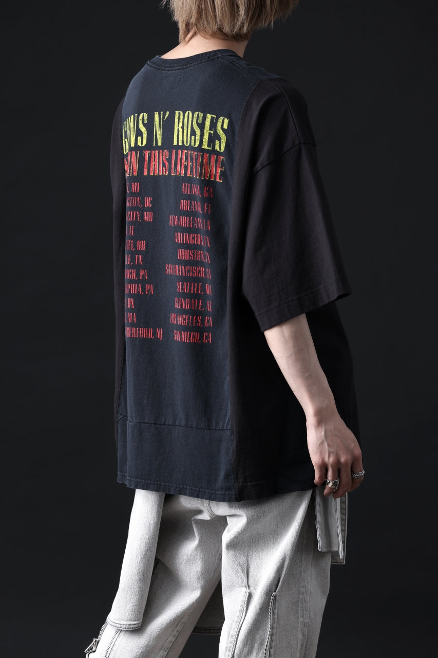 画像をギャラリービューアに読み込む, CHANGES VINTAGE REMAKE MULTI PANEL TEE (BLACK #12)