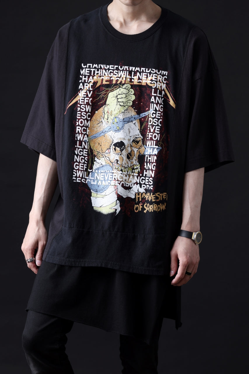 CHANGES VINTAGE REMAKE MULTI PANEL TEE (BLACK #7)