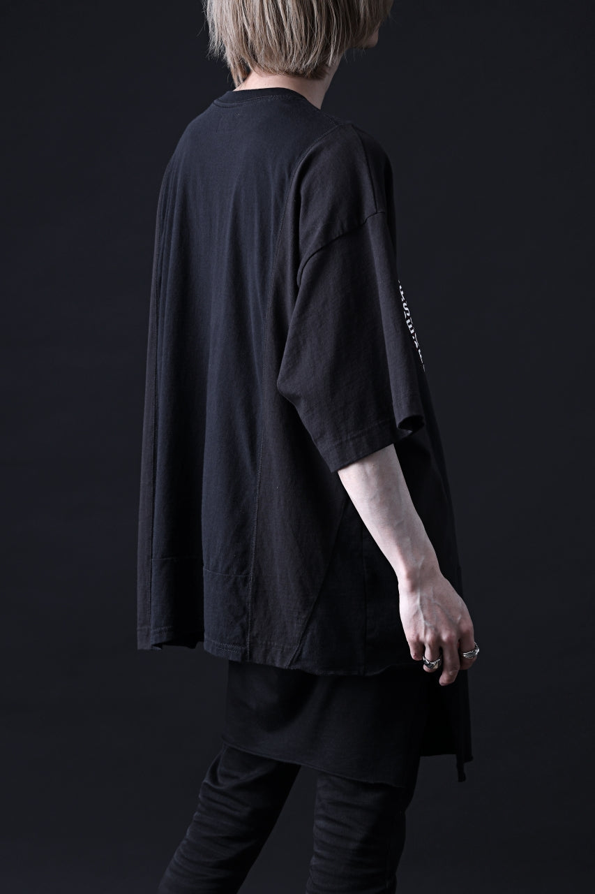 画像をギャラリービューアに読み込む, CHANGES VINTAGE REMAKE MULTI PANEL TEE (BLACK #7)