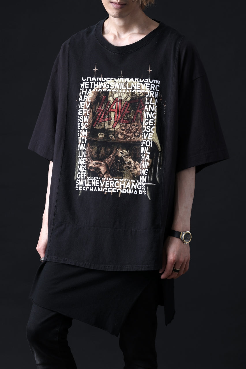 CHANGES VINTAGE REMAKE MULTI PANEL TEE (BLACK #18)