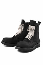 Load image into Gallery viewer, A.F ARTEFACT x Portaille LACE-UP SIDE ZIP BOOTS / SOFT SUEDE (BLACK)