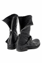 Load image into Gallery viewer, m.a+ goodyear tall buckle back zipper boots / S1C3Z/VAM (BLACK)