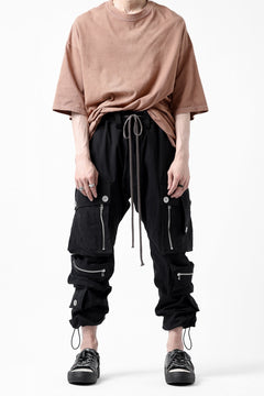 Load image into Gallery viewer, A.F ARTEFACT -RIPSTOP- SARROUEL CARGO LONG PANTS (BLACK)