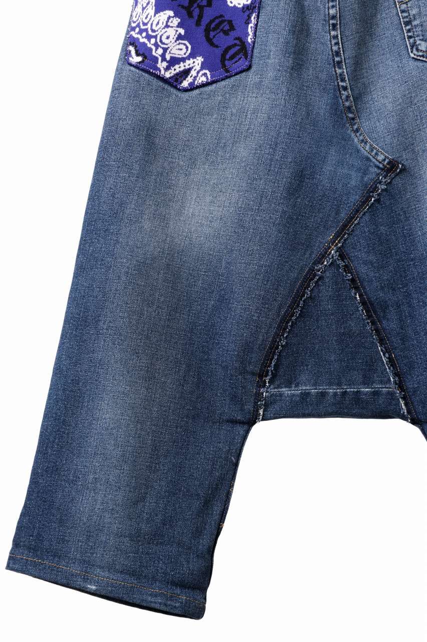 MASSIMO SABBADIN Re;BUILD "Levi's" LOWCLOTCH PANTS (blue)