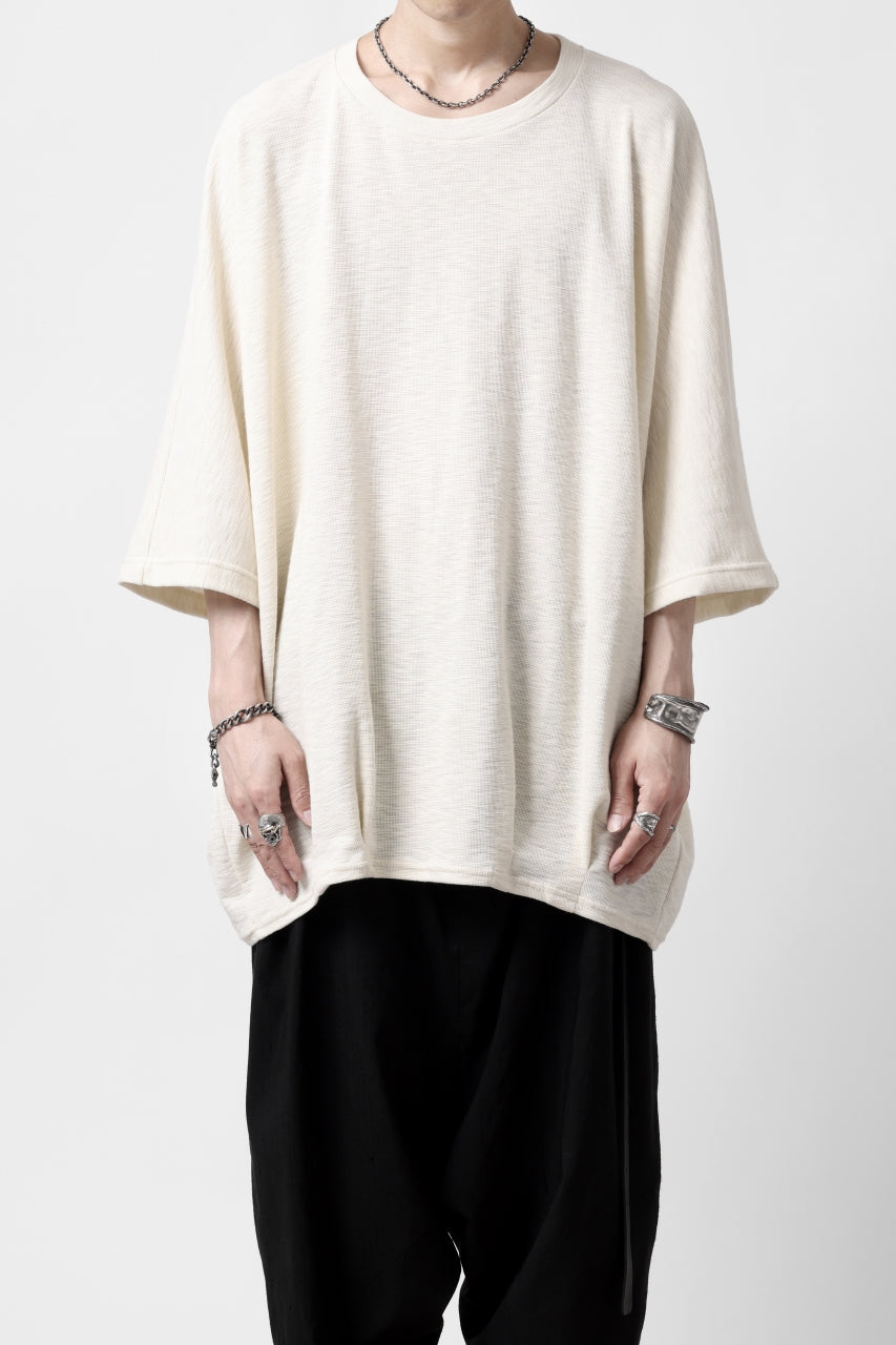 A.F ARTEFACT x LOOM exclusive DOLMAN LOOSEY TOPS / ORGANIC SURF KNIT COTTON (IVORY)