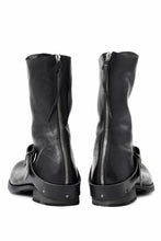 Load image into Gallery viewer, m.a+ goodyear tall buckle back zipper boots / S1C3Z/CU1,5 (BLACK)