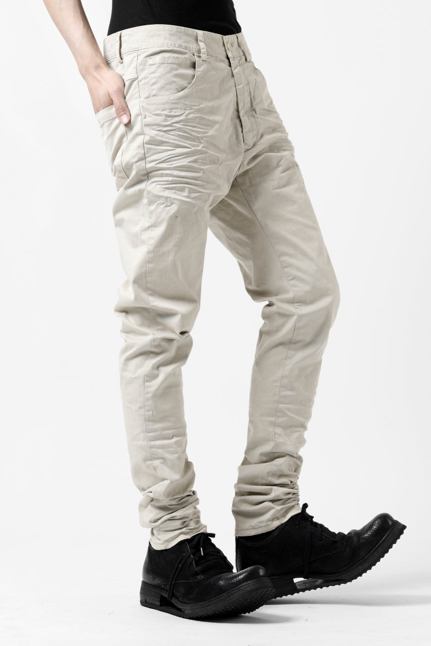 画像をギャラリービューアに読み込む, daub DYEING ERGONOMIC SLIM PANTS / STRETCH L.C (SAND)