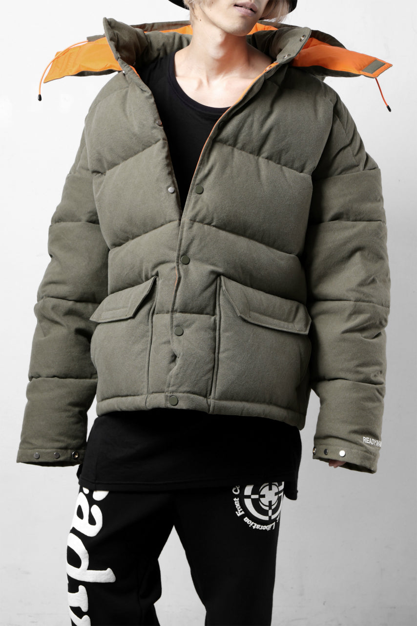 Load image into Gallery viewer, READYMADE HERITAGE DOWN JACKET (KHAKI GREEN)