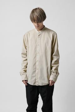 画像をギャラリービューアに読み込む, daub DYEING MINIMAL LS SHIRT / C.POPLIN (SAND)