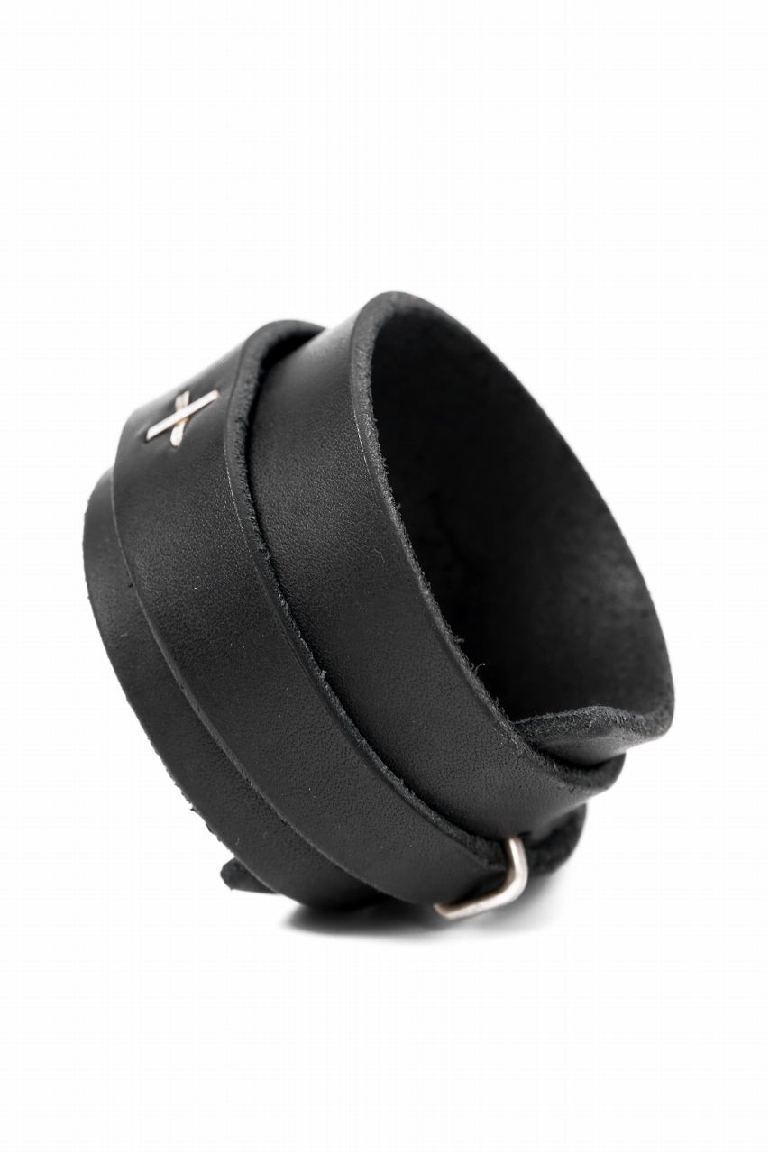 m.a+ croissant wrist band / A-F0K3/GR3,0 (BLACK)