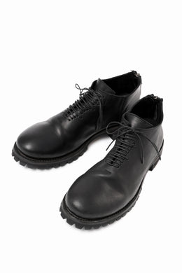 [Reserved Items] Portaille LADDER LACED DERBY SHOES / WAXED HORSE (BLACK)