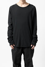 画像をギャラリービューアに読み込む, daub DYEING LS CUTSEWN SCAR STITCHED / C.JERSEY (BLACK)