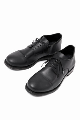 [Reserved Items] Portaille STRAIGHT CHIP DERBY SHOES / ITALIAN VACHETTA-SMOOTH (BLACK)