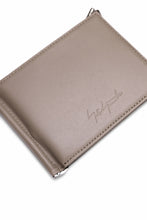 Load image into Gallery viewer, discord Yohji Yamamoto Money Clip Wallet / Soft Cow Skin Leather (BEIGE)