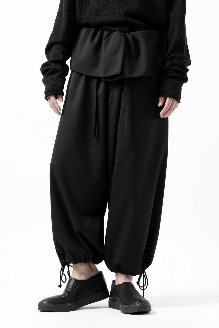 Load image into Gallery viewer, Y&#39;s BANG ON! No.166 GABARDINE THAI PANTS (BLACK)