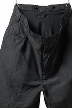 画像をギャラリービューアに読み込む, KLASICA BOUNCE fig.2 BOLD CUT OFF SHORTS / SUMMER CHAMBRAY WOOL-LINEN (SHADOW)