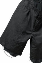 画像をギャラリービューアに読み込む, KLASICA BOUNCE fig.2 BOLD CUT OFF SHORTS / SUMMER CHAMBRAY WOOL-LINEN (SHADOW)