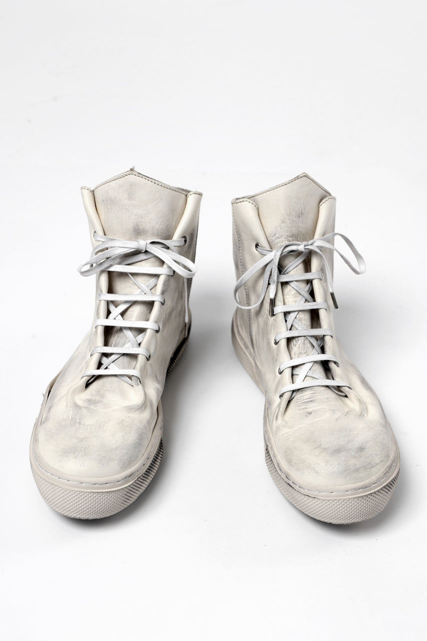 [Reserved Items] Portaille GATHERED SNEAKER BOOTS / SOFT TANNED HORSE (DUSTY WHITE)