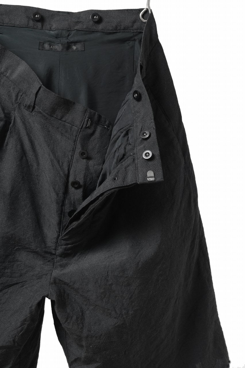 画像をギャラリービューアに読み込む, KLASICA BOUNCE fig.2 BOLD CUT OFF SHORTS / SUMMER CHAMBRAY WOOL-LINEN (SHADOW)