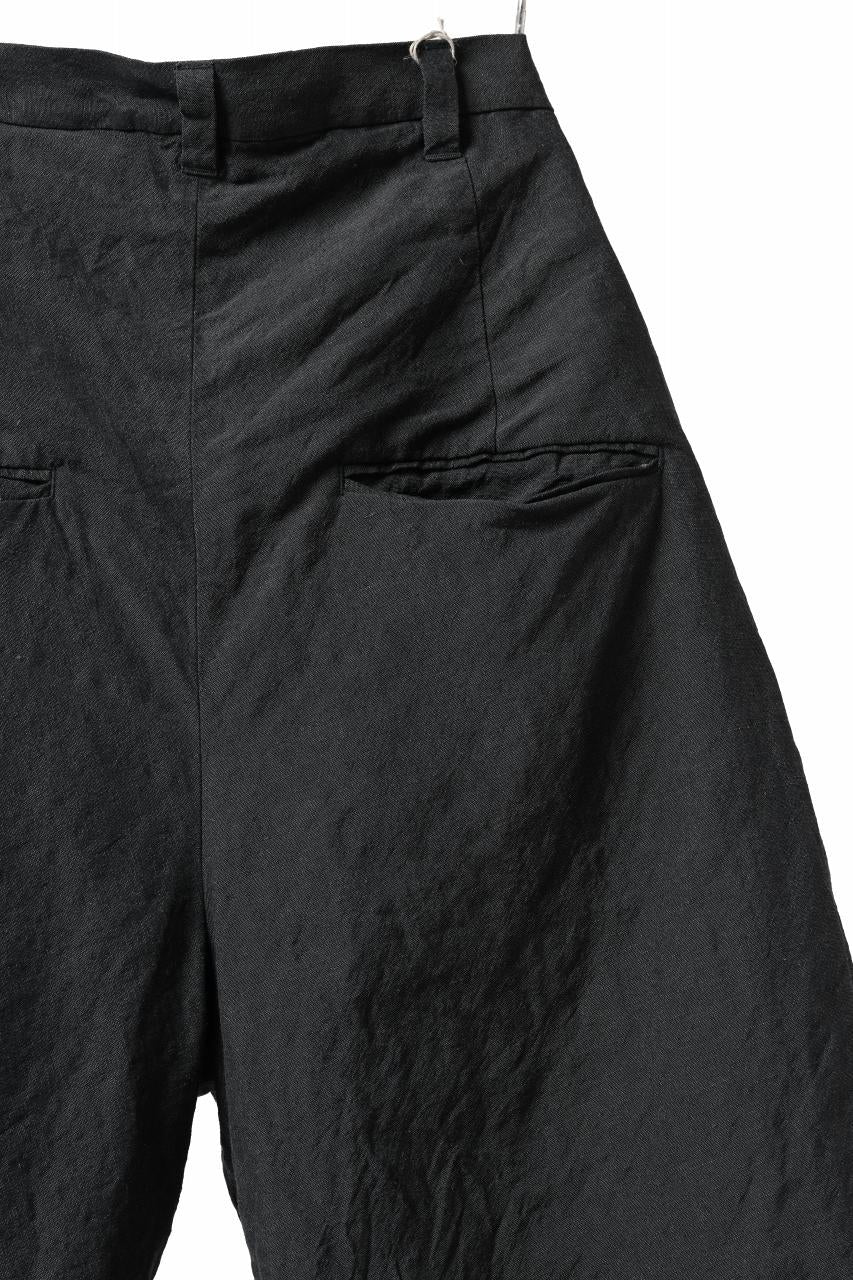 画像をギャラリービューアに読み込む, KLASICA BOUNCE fig.2 BOLD CUT OFF SHORTS / SUMMER CHAMBRAY WOOL-LINEN (SHADOW)