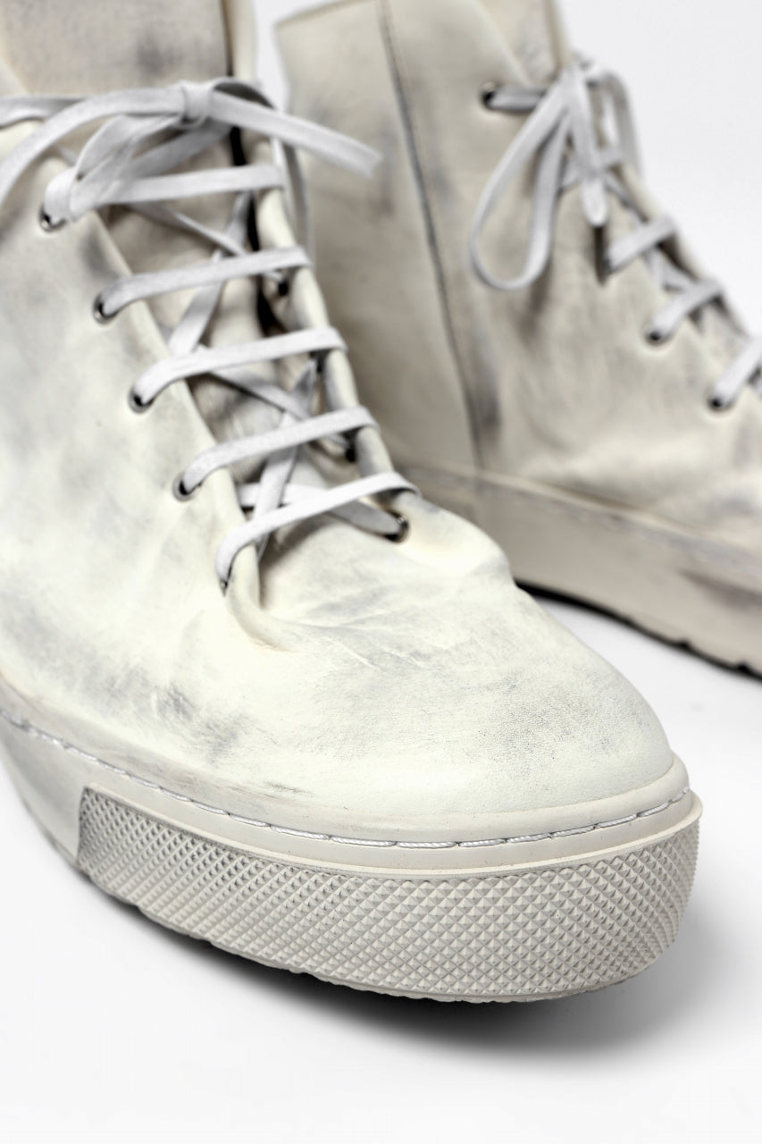 [Reserved Items] Portaille GATHERED SNEAKER BOOTS / SOFT TANNED HORSE (DUSTY WHITE)
