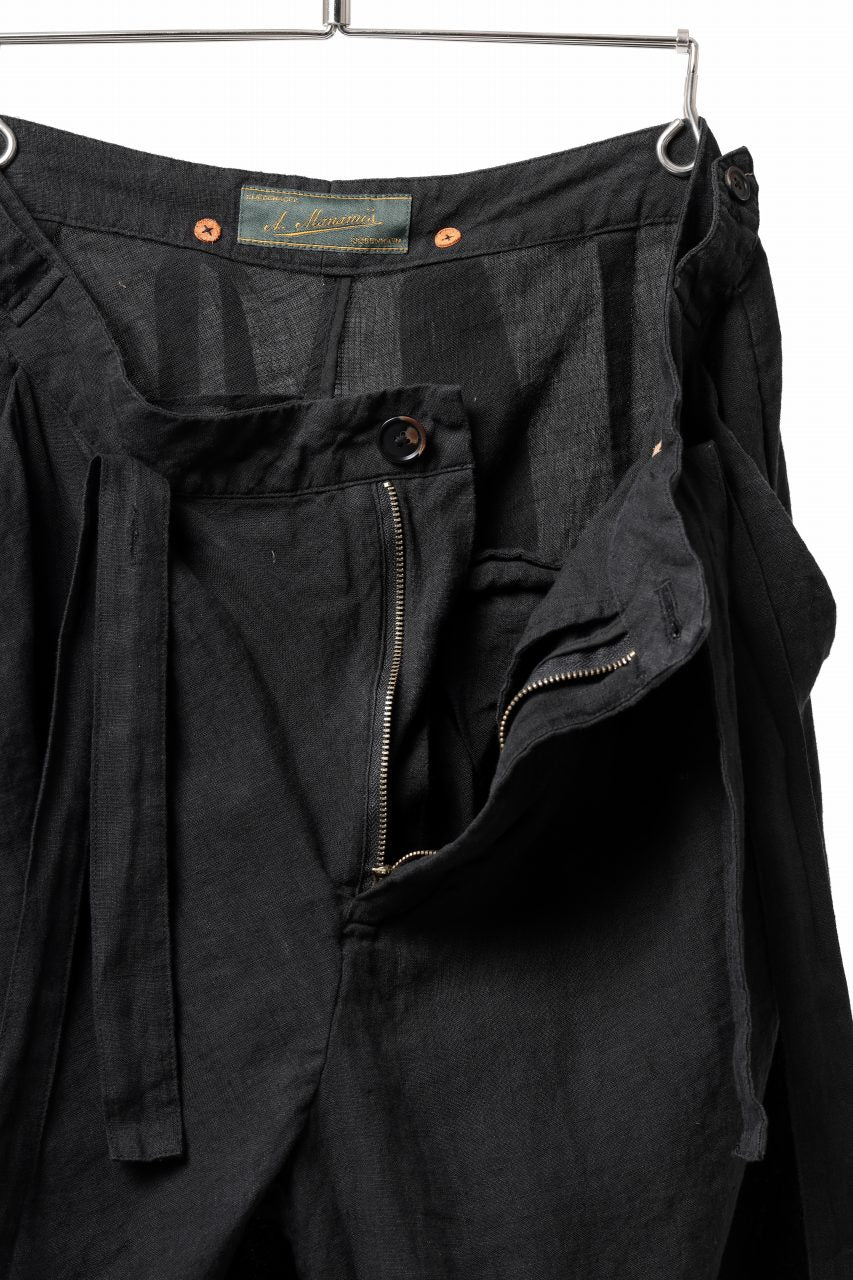 Aleksandr Manamis exclusive Asymmetry Suspender Pant (BLACK)