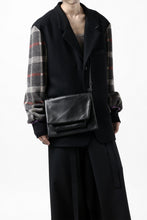 画像をギャラリービューアに読み込む, discord Yohji Yamamoto Triple Clutch Shoulder Bag / Soft Shrink Cow Leather (BLACK)